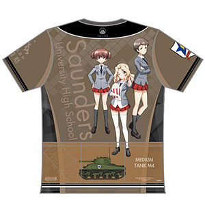 ガールズ＆パンツァー 最終章 ツーリングTシャツ サンダース大学付属高校Ver. (M)