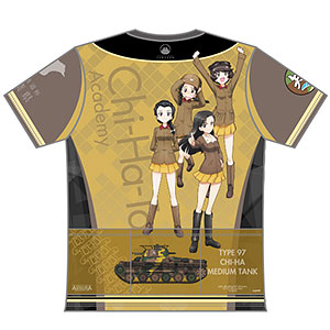 ガールズ＆パンツァー 最終章 ツーリングTシャツ 知波単学園Ver. (XL)