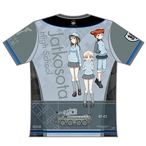 ガールズ＆パンツァー 最終章 ツーリングTシャツ 継続高校Ver. (XL)