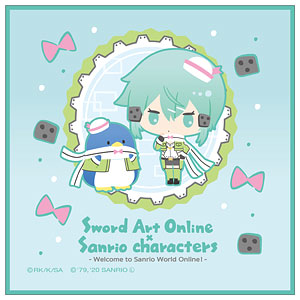 ソードアート・オンライン×サンリオキャラクターズ ミニタオル シノン×タキシードサム