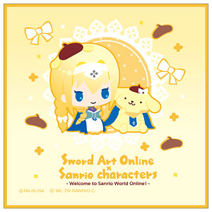 ソードアート・オンライン×サンリオキャラクターズ ミニタオル アリス×ポムポムプリン