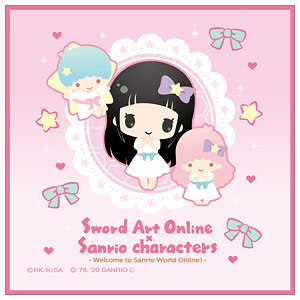 ソードアート・オンライン×サンリオキャラクターズ ミニタオル ユイ×リトルツインスターズ(キキ＆ララ)