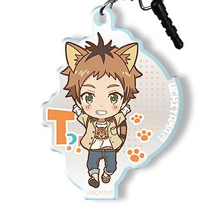 うちタマ？！ ～うちのタマ知りませんか？～ アクリルイヤホンジャックアクセサリー デザイン03(木曽トラ)