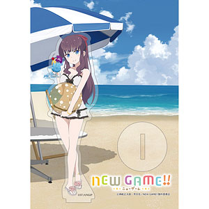 NEW GAME! アクリルスタンド　水着　カーテン魂 NEW GAME！！ アクリルスタンド(篠田はじめ/水着)[カーテン魂