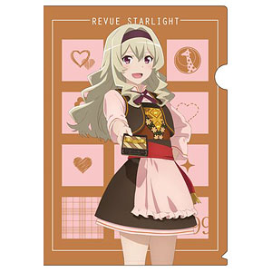 少女☆歌劇 レヴュースタァライト クリアファイル 西條クロディーヌ バレンタインver.