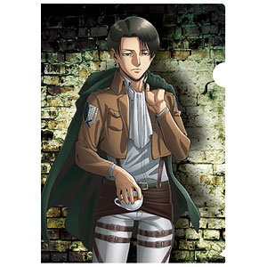 進撃の巨人 描き下ろしクリアファイル リヴァイ(決戦前夜)