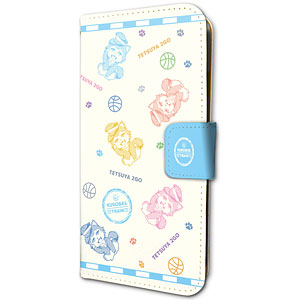 手帳型スマホケース(iPhone6/6s/7/8兼用)「黒子のバスケ」02/テツヤ2号(ミニキャラ)