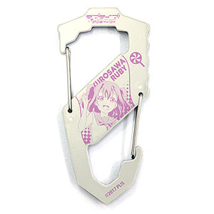 ラブライブ！サンシャイン！！ 黒澤ルビィ カラビナS型/WHITE