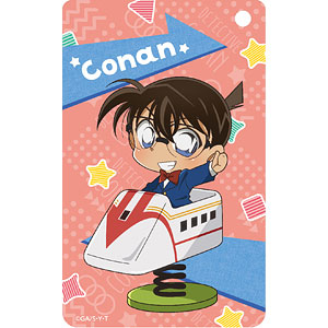 名探偵コナン デフォルメクリアパスケース(のりもの) コナン