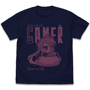ノーゲーム・ノーライフ 「白」ゲームは人生 Tシャツ/NAVY-XL