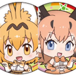 缶バッジ「けものフレンズ」02/バレンタインver. グラフアート 8個入り