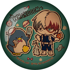 僕のヒーローアカデミア×サンリオキャラクターズ ガラスマグネット 轟焦凍×タキシードサム