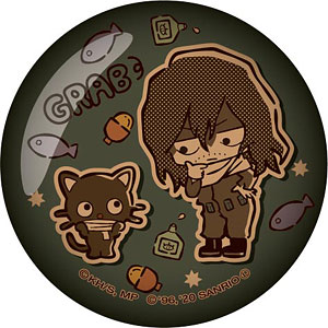 僕のヒーローアカデミア×サンリオキャラクターズ ガラスマグネット イレイザーヘッド×チョコキャット