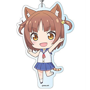 ネコぱら デカキーホルダー アズキ