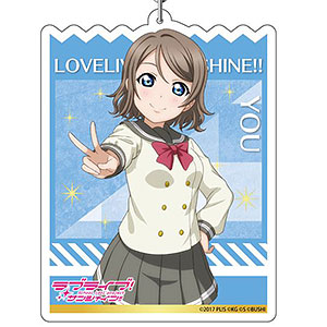 ラブライブ！スクールアイドルフェスティバルALL STARS デカキーホルダー 渡辺曜 冬制服ver