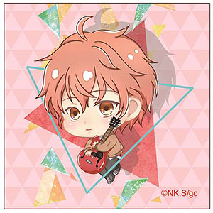 ギヴン ぽぷきゃら スクエア缶バッジ 上ノ山立夏[GRANUP]《在庫切れ》