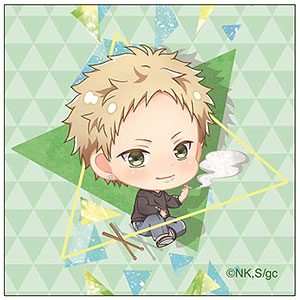 ギヴン ぽぷきゃら スクエア缶バッジ 上ノ山立夏[GRANUP]《在庫切れ》