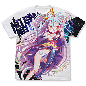 ノーゲーム・ノーライフ 「白」ねこみみVer. フルグラフィックTシャツ/WHITE-S