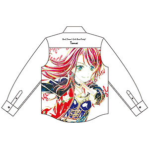 BanG Dream！ ガールズバンドパーティ！ 宇田川巴 Ani-Art フルグラフィックカジュアルシャツ ユニセックス XL
