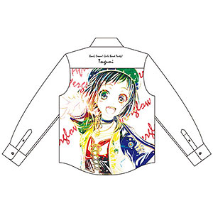 BanG Dream！ ガールズバンドパーティ！ 羽沢つぐみ Ani-Art フルグラフィックカジュアルシャツ ユニセックス XL