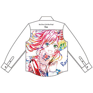 BanG Dream！ ガールズバンドパーティ！ 今井リサ Ani-Art フルグラフィックカジュアルシャツ ユニセックス L