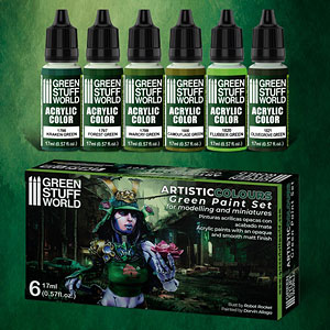グリーン系塗料6本セット