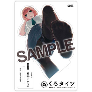 くろタイツWIDE アクリルフィギュアコレクション 004 40原