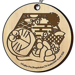 ドラえもん 切り絵シリーズ 木彫根付 ドラえもんB 昼寝