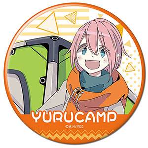 ゆるキャン△ 缶バッジ デザイン07(志摩リン/D)（再販）[ライセンス