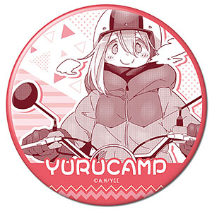 ゆるキャン△ 缶バッジ デザイン07(志摩リン/D)（再販