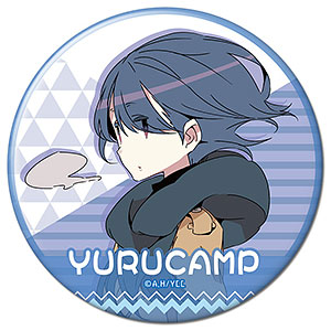 ゆるキャン△ 缶バッジ デザイン07(志摩リン/D)（再販