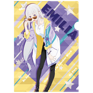エミリア・ラム・レム クリアファイル アニメイラスト描き下ろしver. Amazon.co.jp: リゼロ エミリア レム ラム クリアファイル