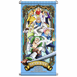 ワンピース ドでかタペストリー 海軍 アルティメットクルー コビー