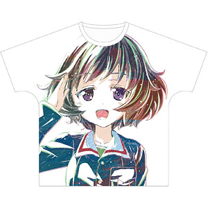 ガールズ＆パンツァー 最終章 秋山優花里 Ani-Art フルグラフィックTシャツ ユニセックス L