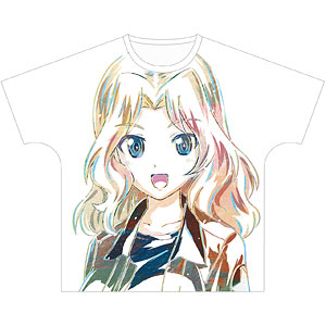 ガールズ＆パンツァー 最終章 ケイ Ani-Art フルグラフィックTシャツ ユニセックス S