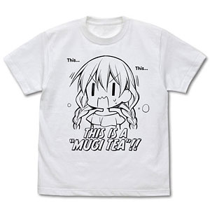 スローループ THIS IS A MUGI TEA！！ Tシャツ/WHITE-L