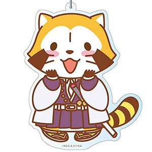 鬼滅の刃×あらいぐまラスカル デカキーホルダー 甘露寺蜜璃 ラスカルver.