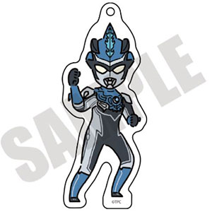 ウルトラマンタイガ＆ニュージェネレーションヒーローズ アクリルキーホルダーK ブル