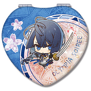 オランピアソワレ ハート型コンパクトミラー デザイン04(璃空)