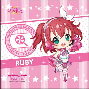 ラブライブ！スクールアイドルフェスティバルALL STARS マイクロファイバー 黒澤ルビィ デフォルメver