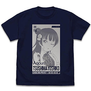 ラブライブ！サンシャイン！！ 津島善子 Tシャツ ALL STARS Ver./NAVY-M