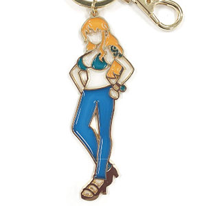 ONE PIECE ステンドグラス風キーチェーン ナミ