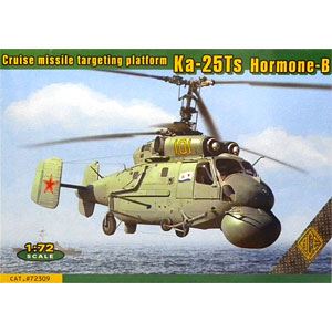 1/72 露・カモフKa-25TホーモンB対艦ミサイル誘導ヘリコプター プラモデル