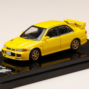 1/64 三菱ランサー GSR Evolution III (CE9A) カスタムバージョン ダンデライオンイエロー