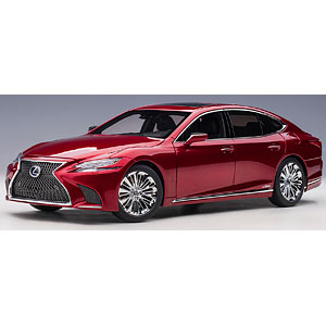 1/18 レクサス LS500h (メタリック・ダークレッド ※インテリア・カラー/ブラック)