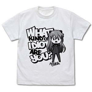 EVANGELION あんたバカぁ Tシャツ デフォルメVer./WHITE-L