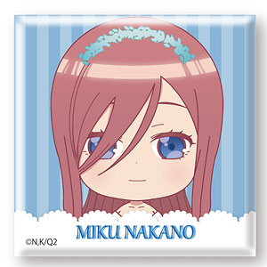 五等分の花嫁∬ スクエア缶バッジ 中野三玖