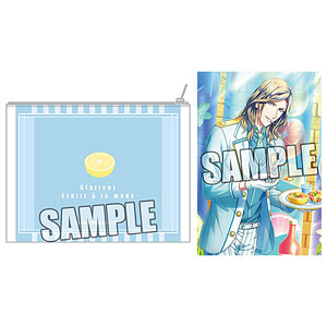 うたの☆プリンスさまっ♪ ポストカード付きマルチポーチ よくばりFruits a la mode アナザーショット カミュ