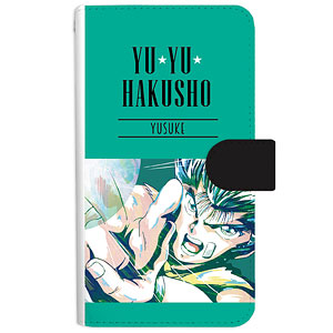 幽☆遊☆白書 浦飯幽助 Ani-Art 手帳型スマホケース(Lサイズ)