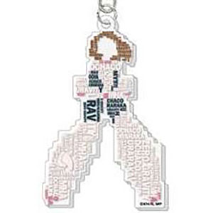 僕のヒーローアカデミア アクリルキーホルダー・麗日お茶子(シルエット)